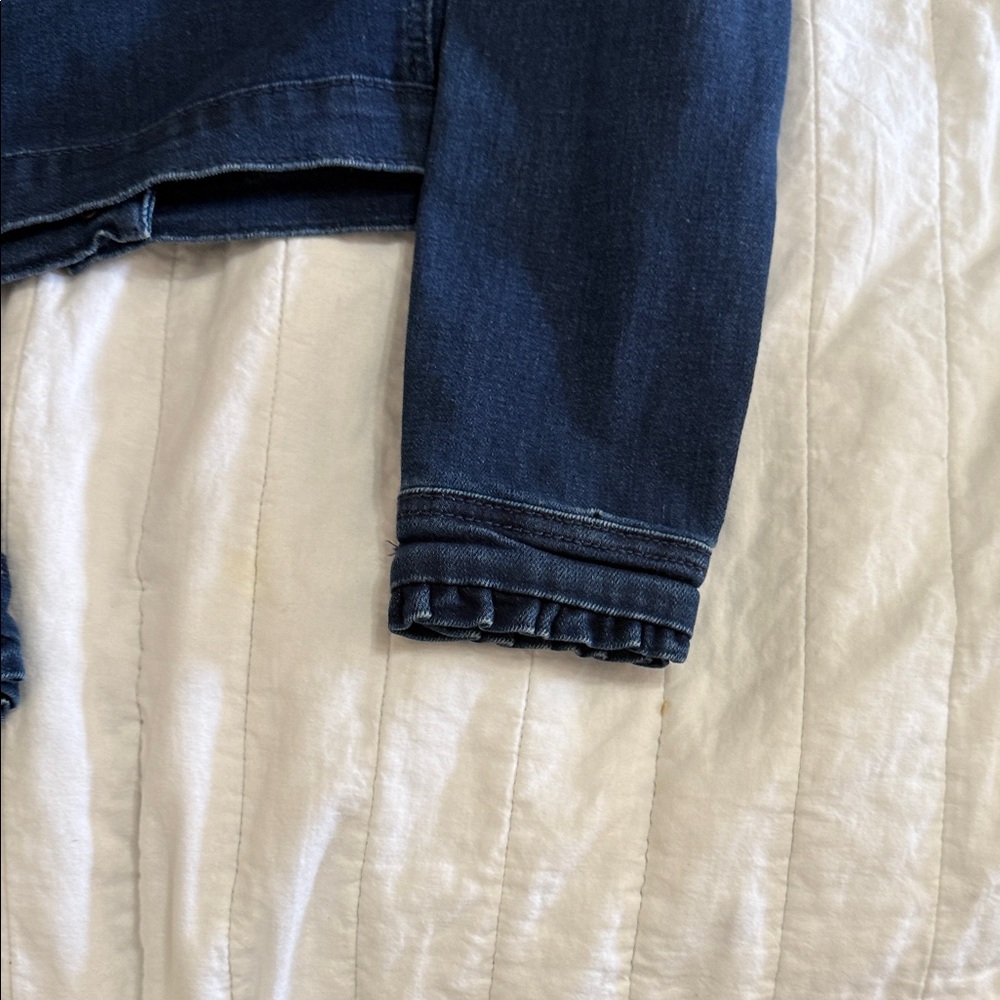 Draper James Dark Blue Jean Jacket: PRISTINE CONDITION - Picture 10 of 11